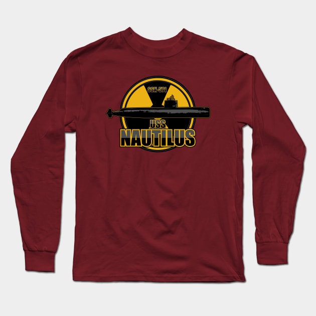 USS Nautilus (SSN-571) Long Sleeve T-Shirt by TCP